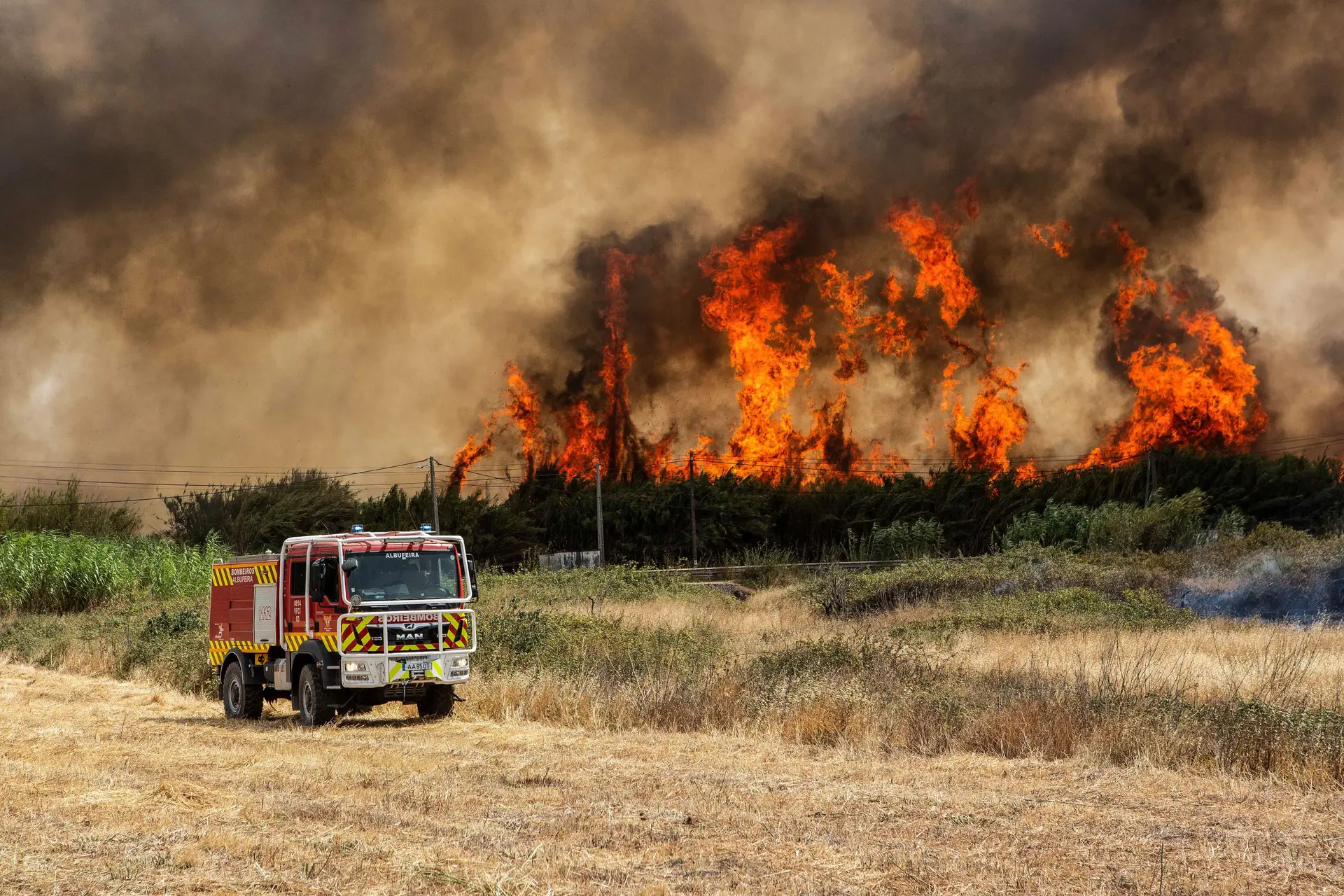 Mais de uma centena de concelhos em perigo máximo de incêndio