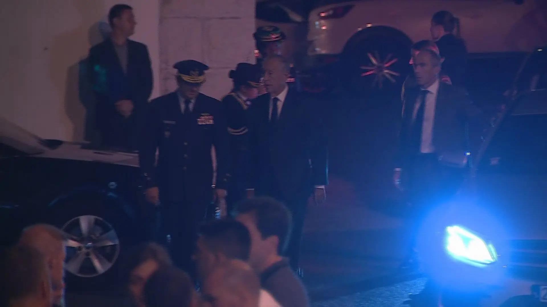 Presidente da República no velório para homenagear o piloto André Serra