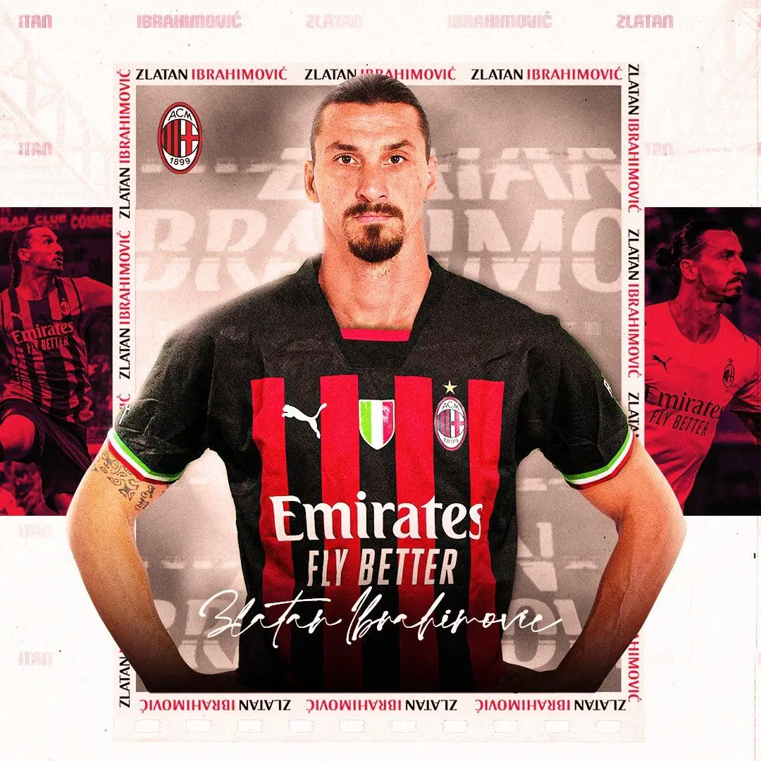 Aos 40 anos, Zlatan Ibrahimovic renova com o AC Milan