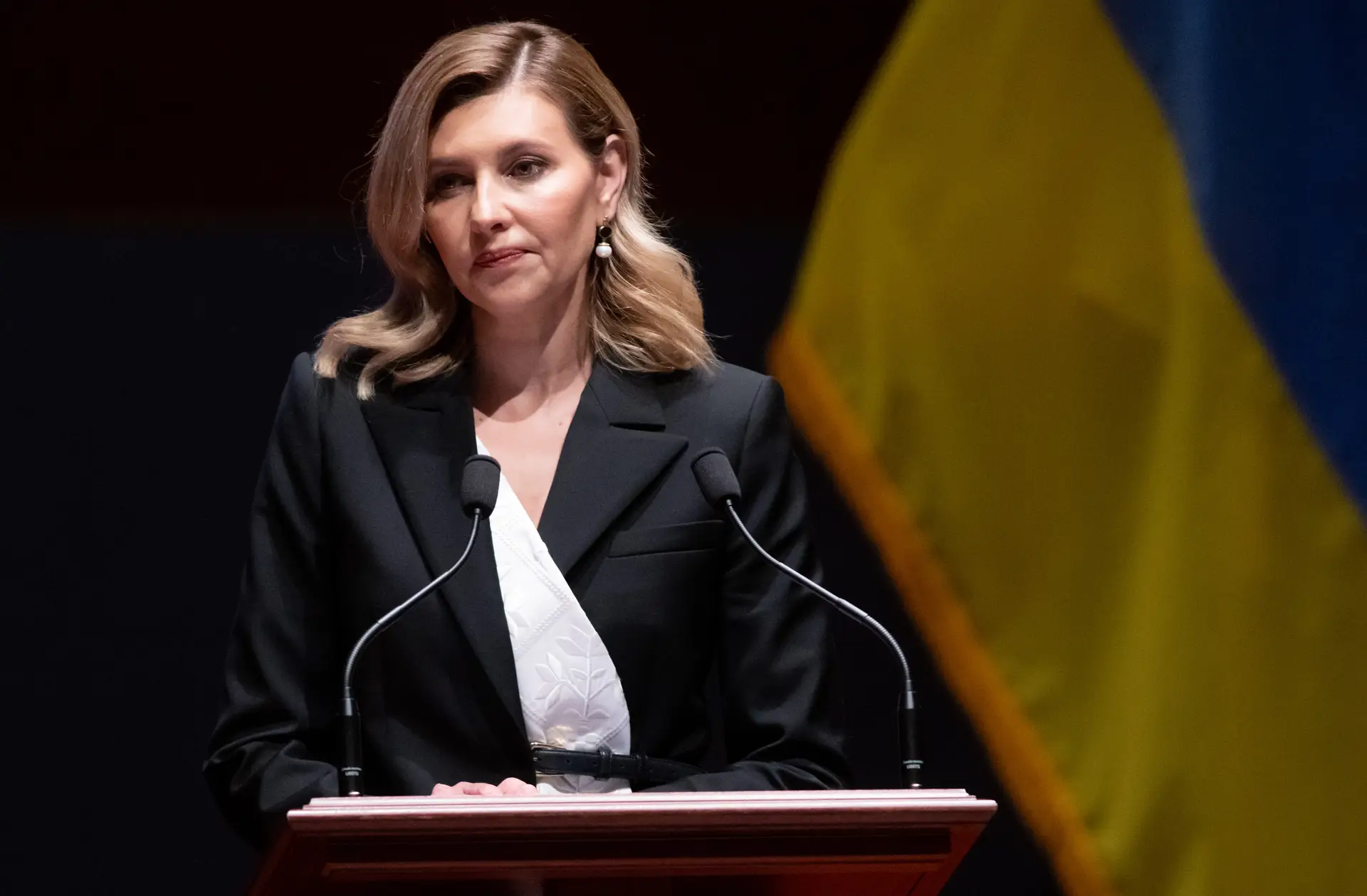 "Enquanto a Rússia mata, a América salva": o discurso de Olena Zelenska
