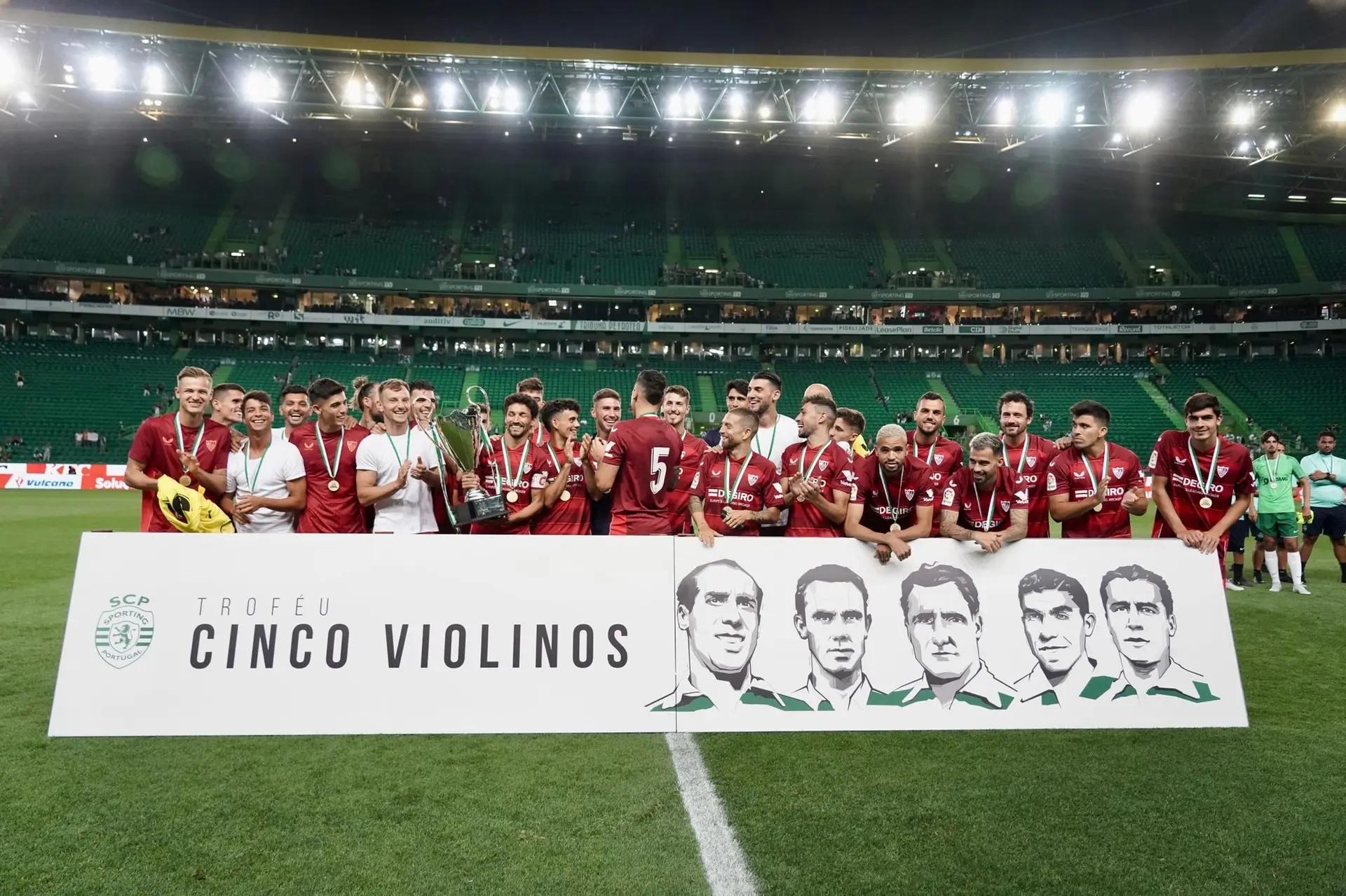 Sevilha vence Sporting e conquista o Troféu Cinco Violinos em Alvalade