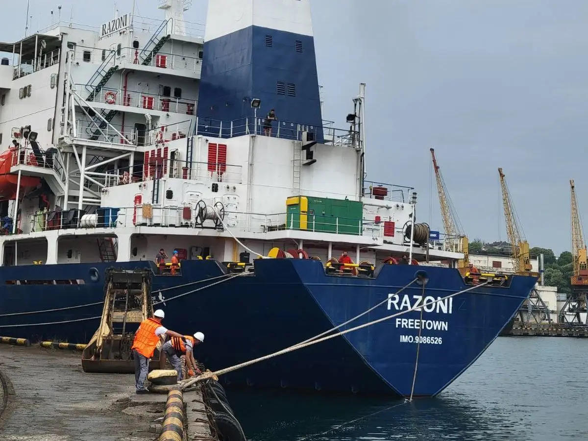 Navio de cereais que saiu da Ucrânia já não vai para o Líbano