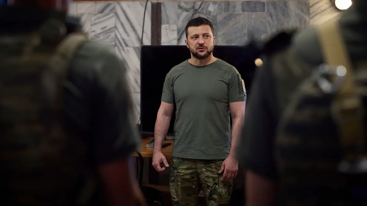 Presidente da Ucrânia Volodymyr Zelenskyy