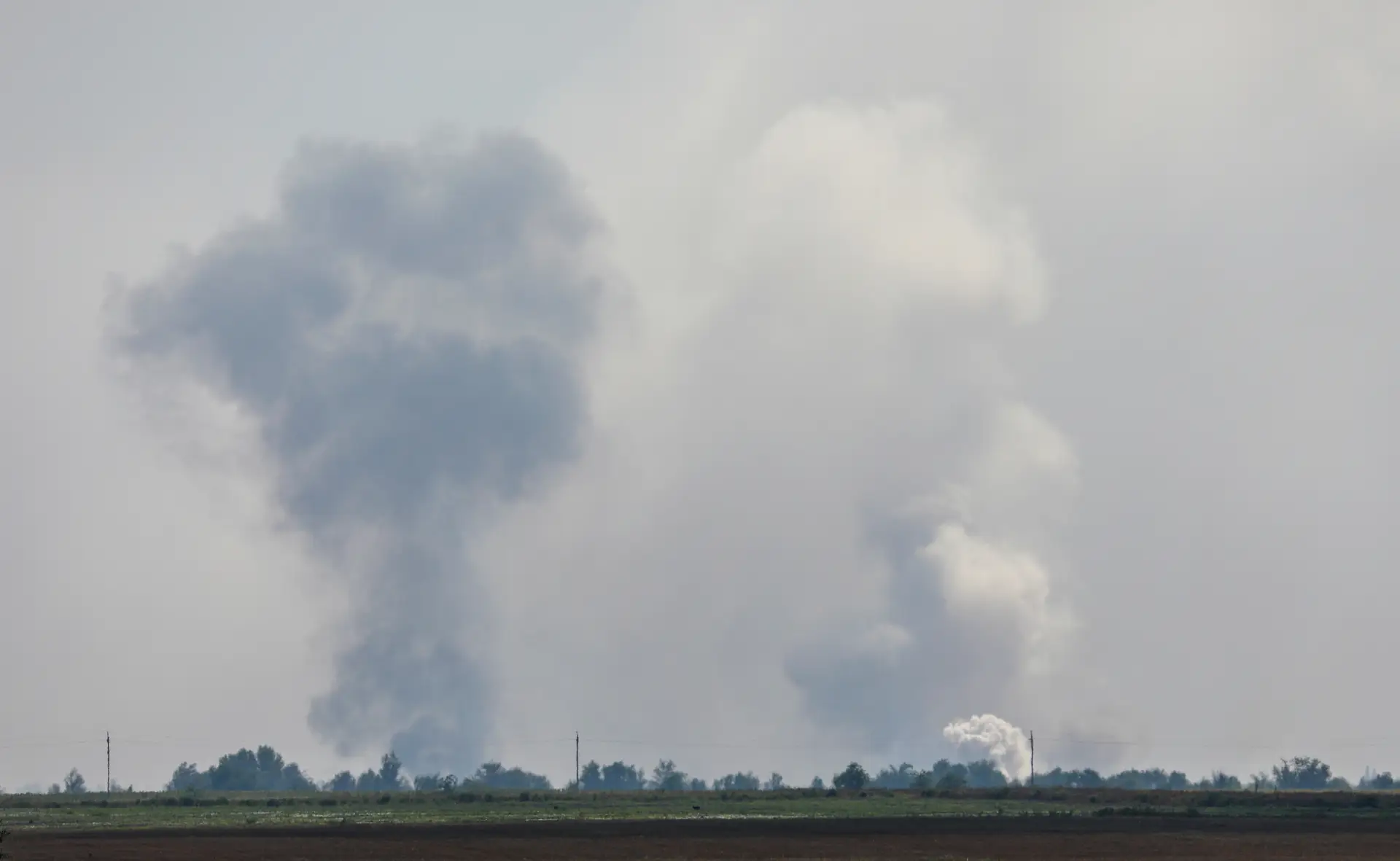 Depósito de munições russo explode no norte da Crimeia 