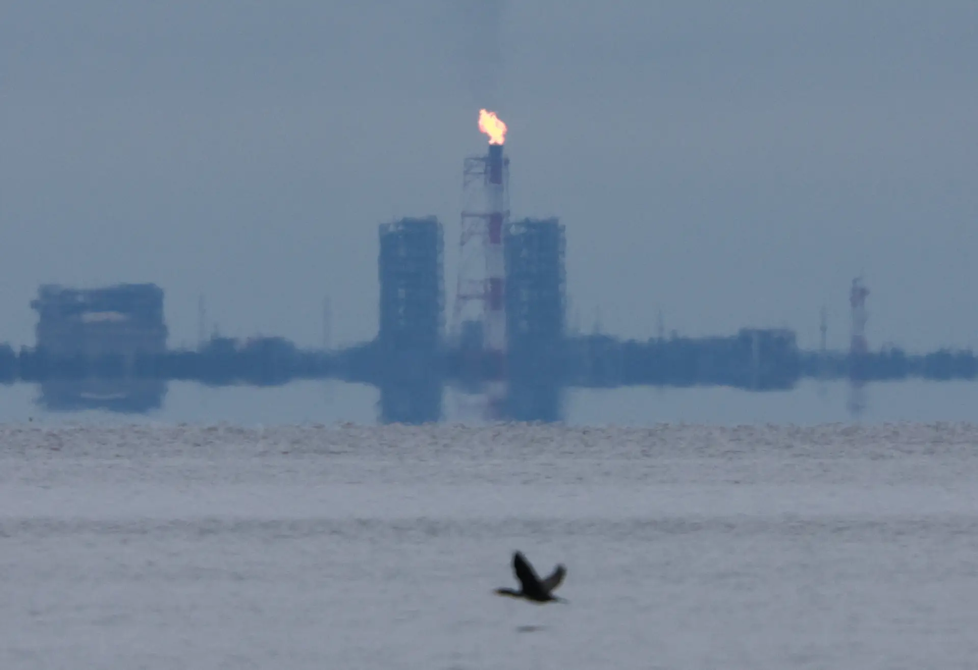 Rússia está a queimar grandes volumes de gás natural para a atmosfera