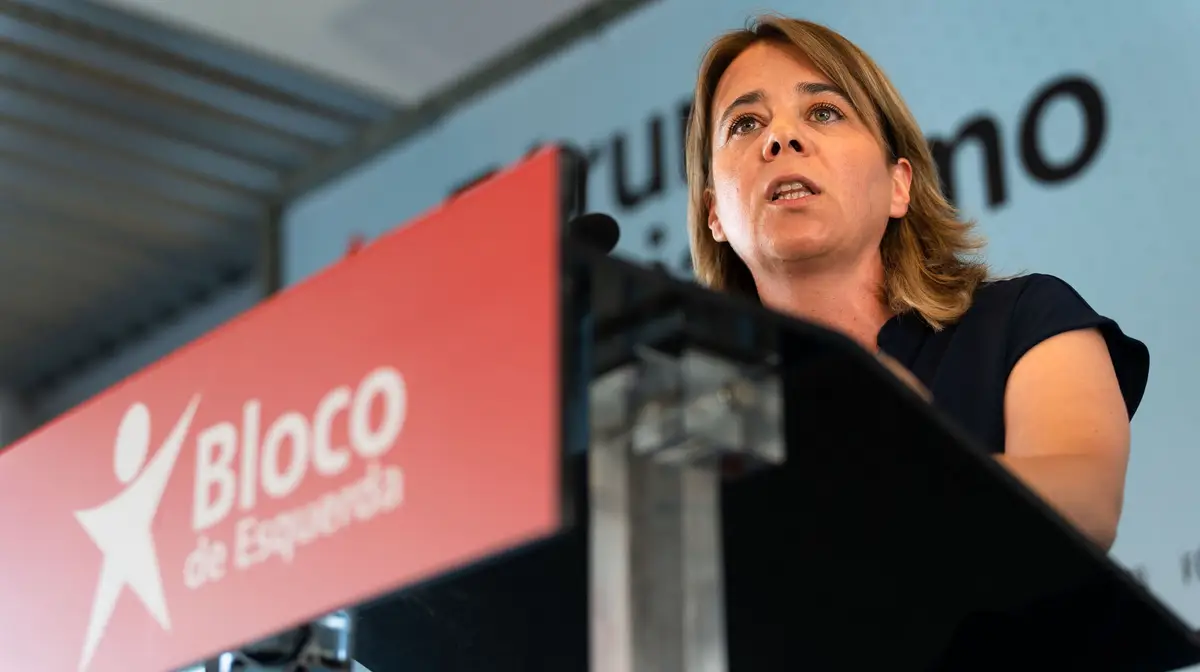 Catarina Martins, coordenadora do Bloco de Esquerda