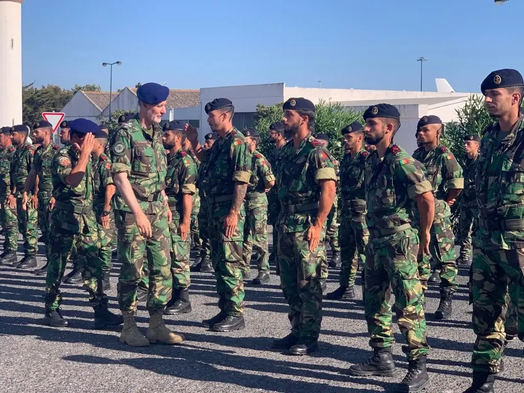 O regresso após três meses em missão da NATO na Lituânia