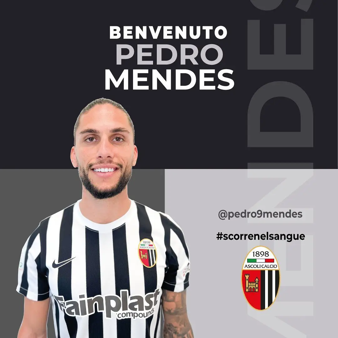 Pedro Mendes deixa o Sporting e assina pelo Ascoli da 2.ª divisão italiana