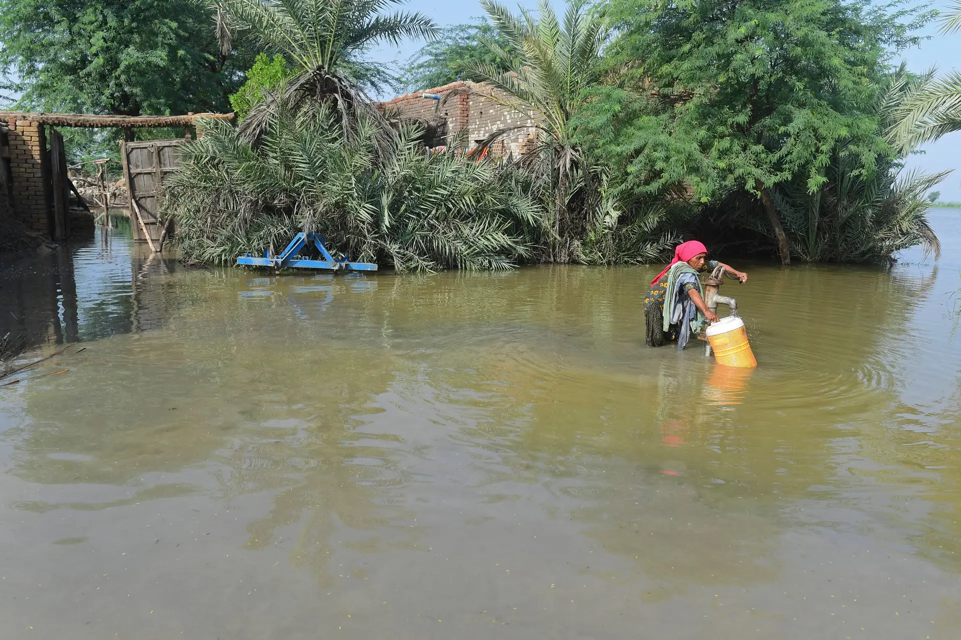 A vida submersa no Paquistão