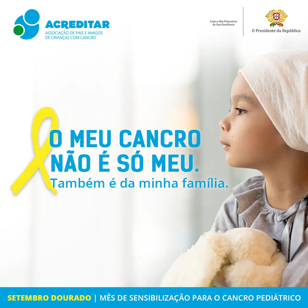 Quando uma criança tem cancro, toda a família tem cancro