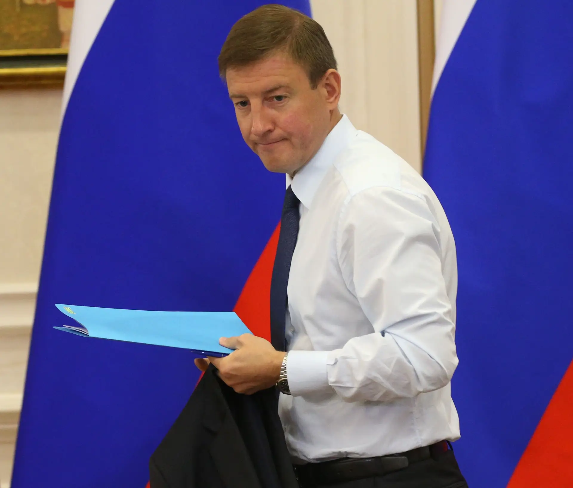 O secretário do Conselho-Geral da Rússia Unida, Andrei Turtchak.
