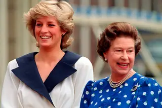 A relação entre a Rainha Isabel II e a princesa Diana