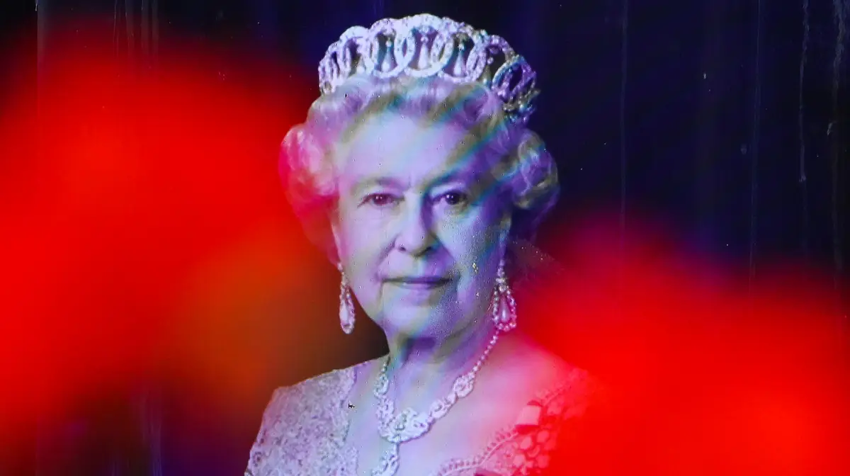 A rainha Isabel II.