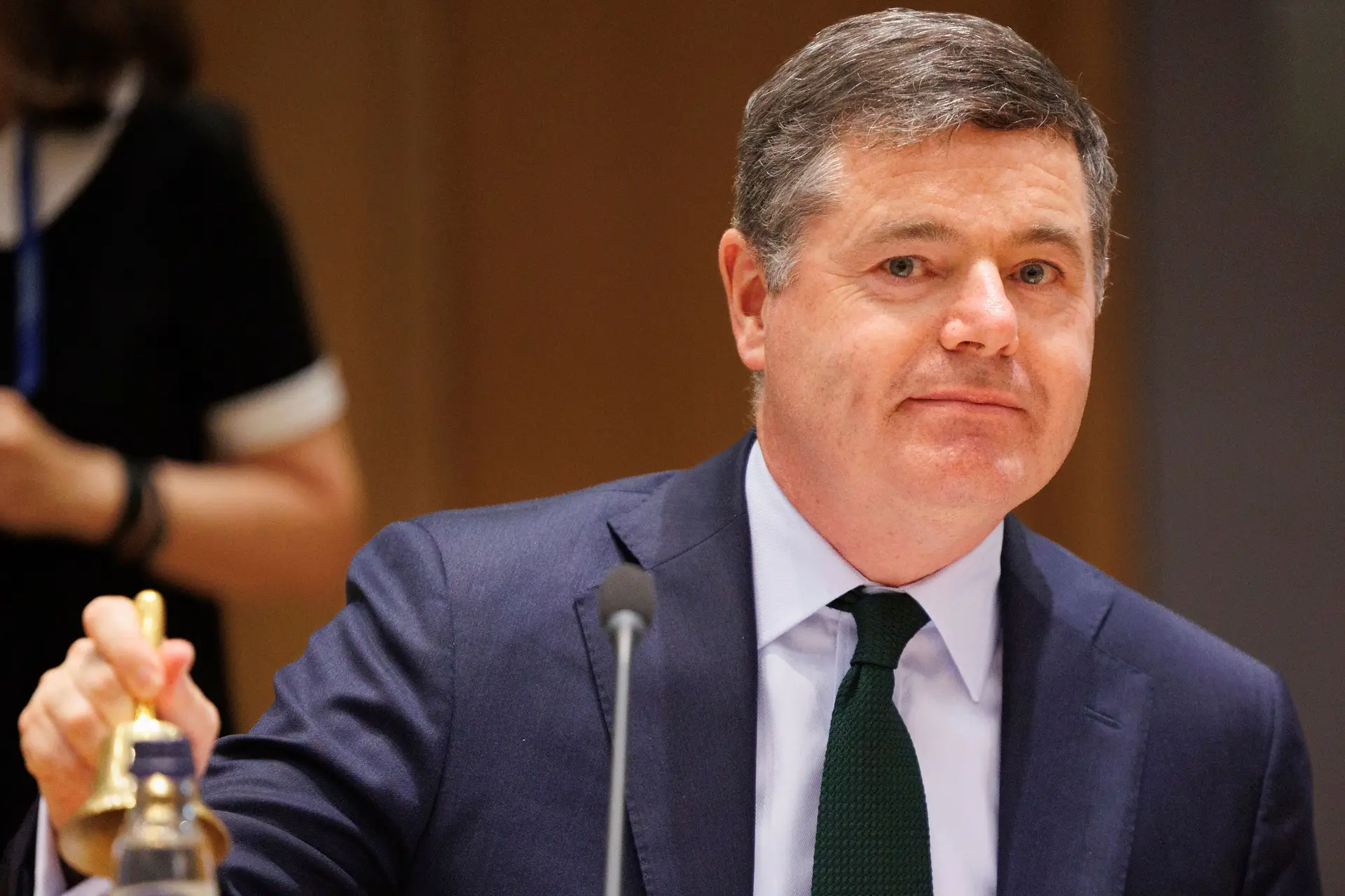 Paschal Donohoe, presidente do Eurogrupo.