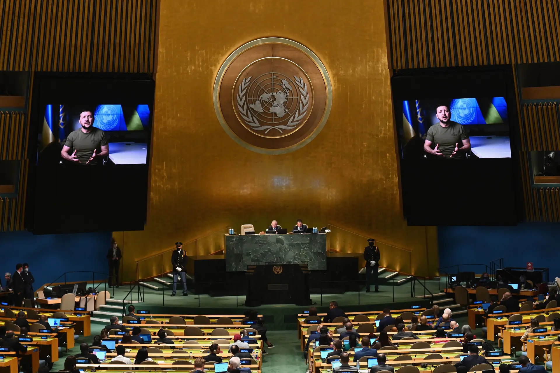 Discurso de Volodymyr Zelensky na Assembleia Geral da ONU