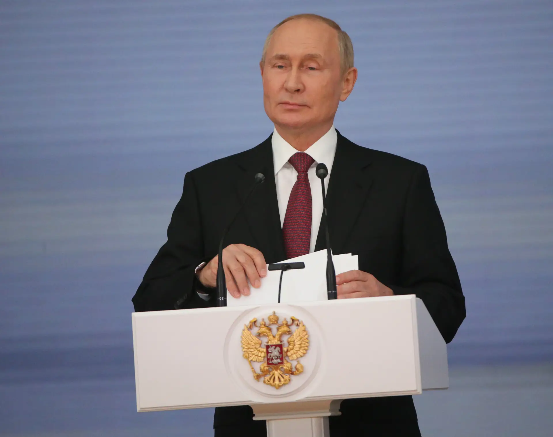 Ministro da Defesa britânico diz que anúncio de Putin é "admissão do fracasso"