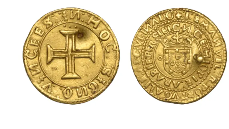 Exemplar raro de moeda de ouro portuguesa encontrado no Reino Unido