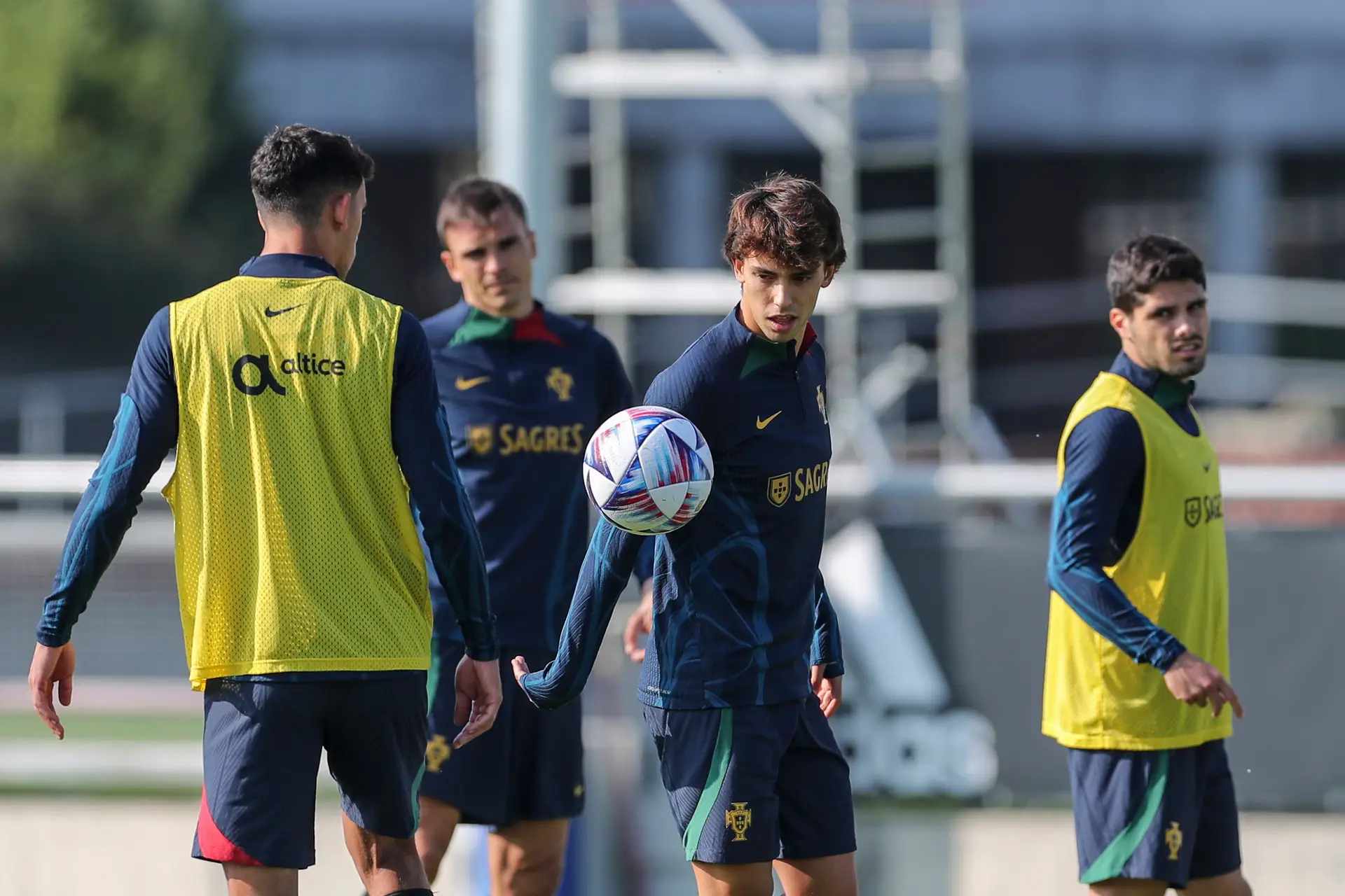 Liga Nações: João Félix realiza primeiro treino por Portugal, titulares poupados