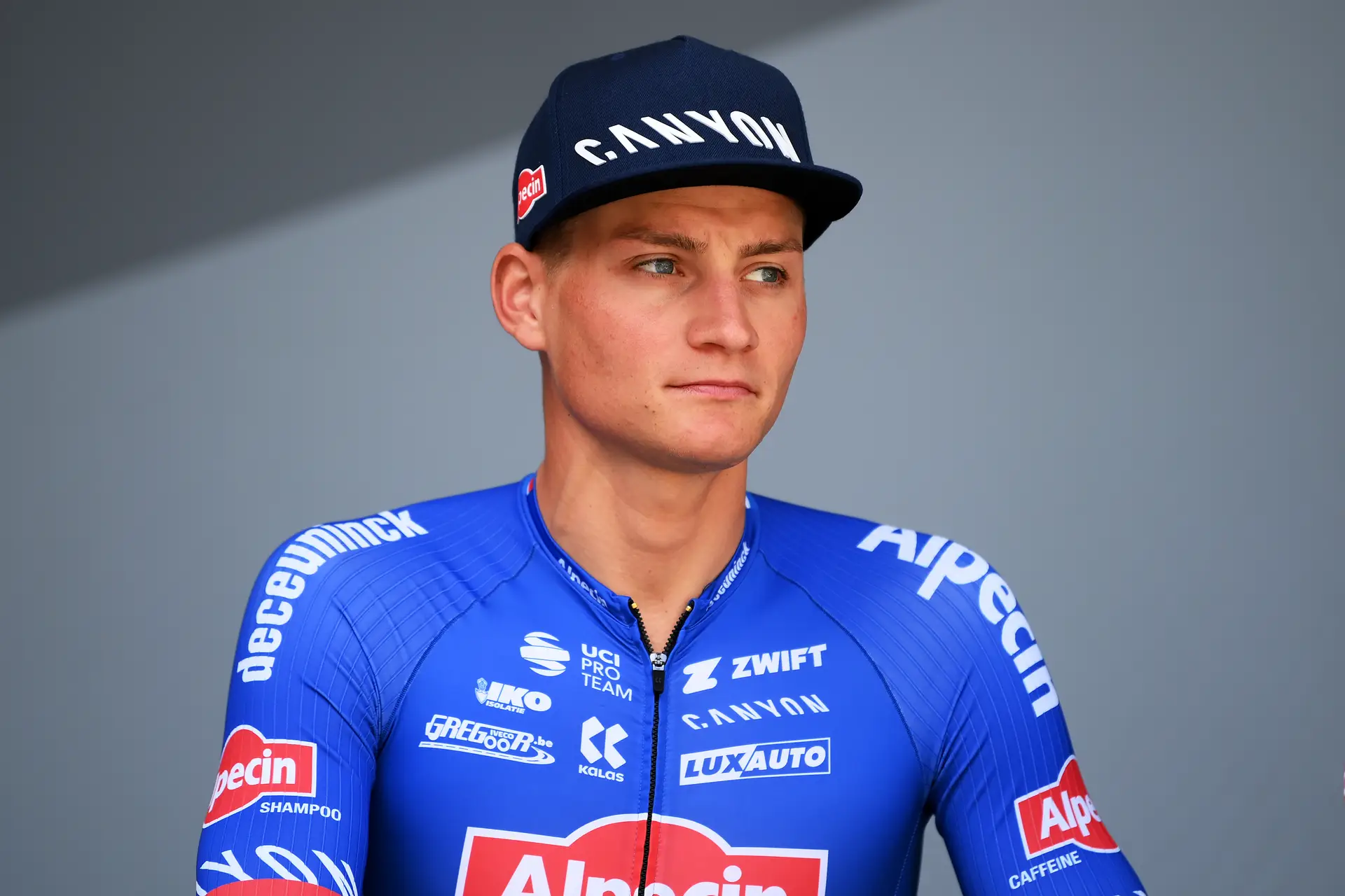 Ciclista neerlandês Mathieu van der Poel.