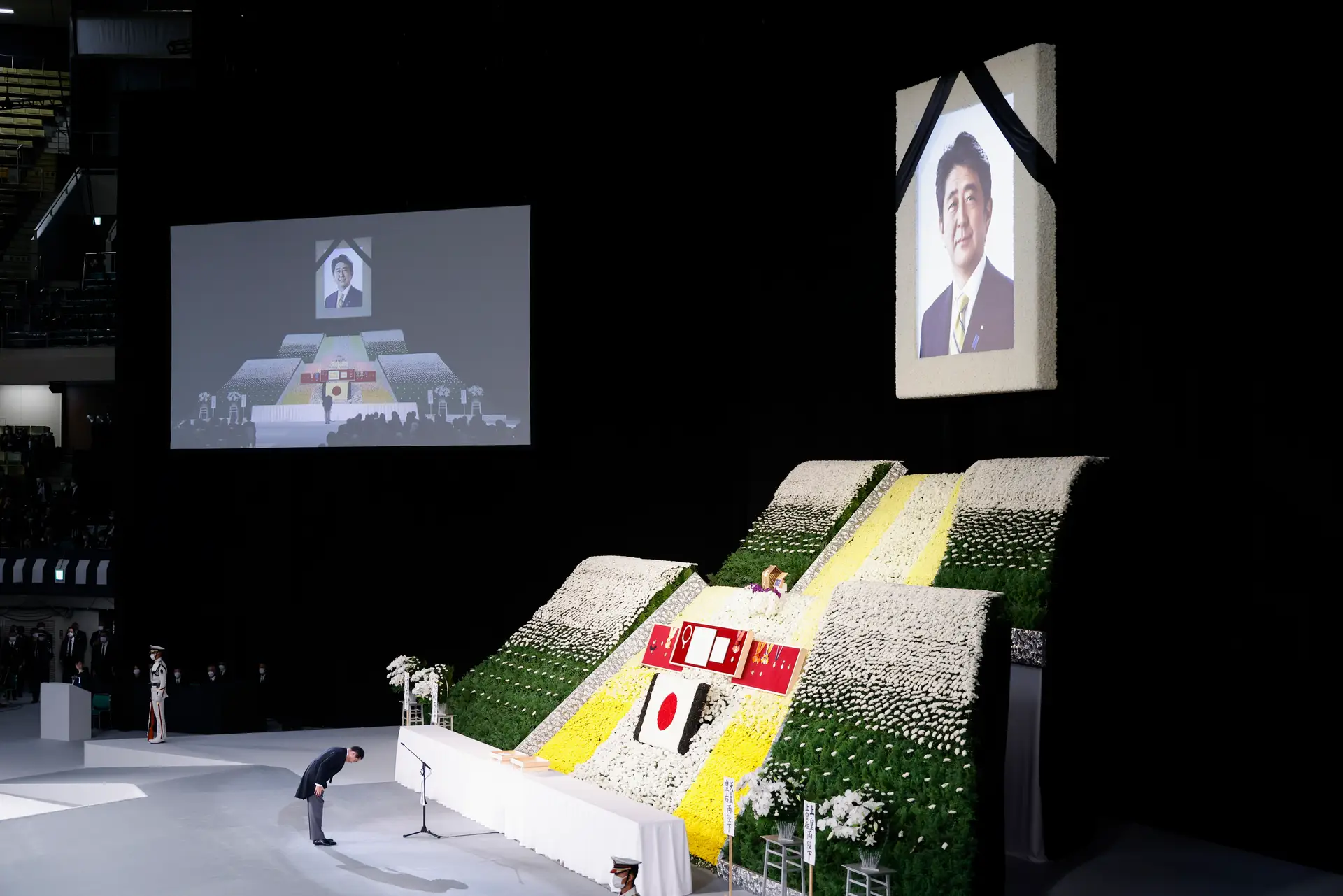 Funeral de Shinzo Abe, antigo primeiro-ministro japonês.
