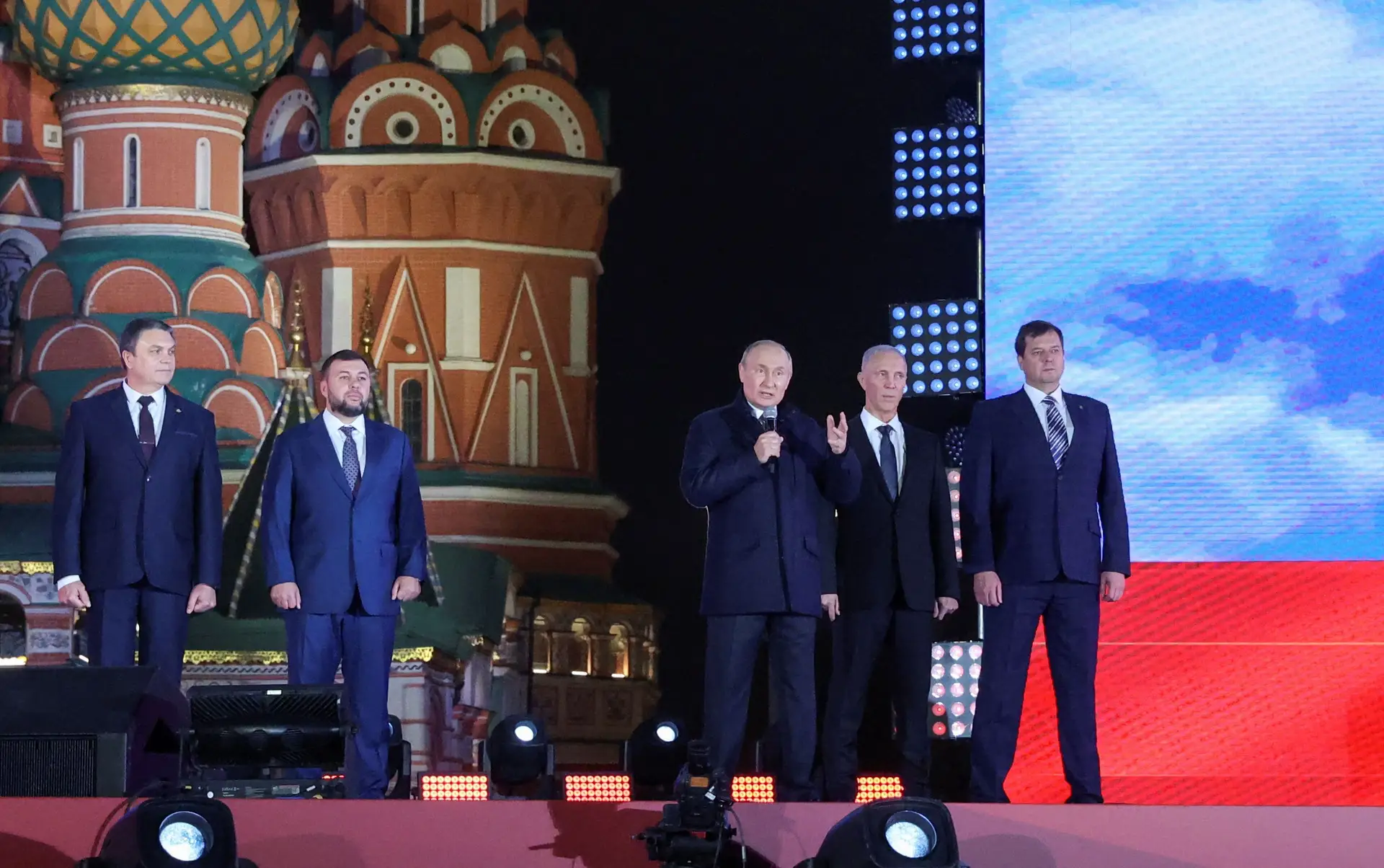 Cerimónia de anexação de Kherson, Zaporíjia, Donetsk e Lugansk à Russia