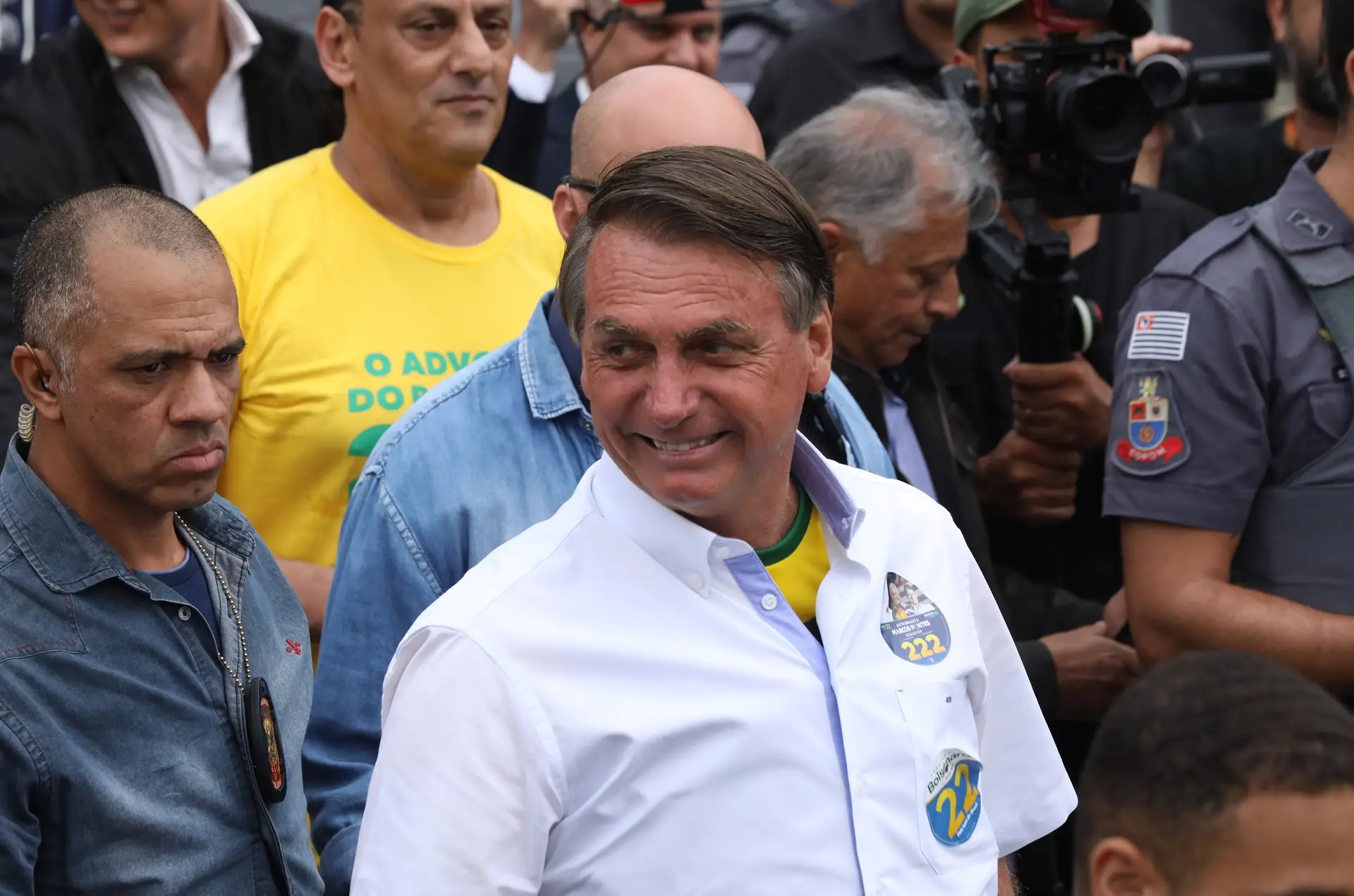 André Ventura grava mensagem de apoio a Jair Bolsonaro