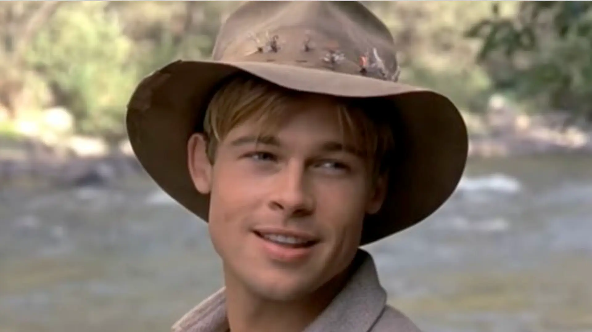 Brad Pitt em "A River Runs Through It" — foi há 30 anos
