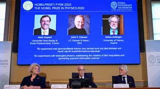 Nobel da Física atribuído a Alain Aspect, John F. Clauser e Anton Zeilinger
