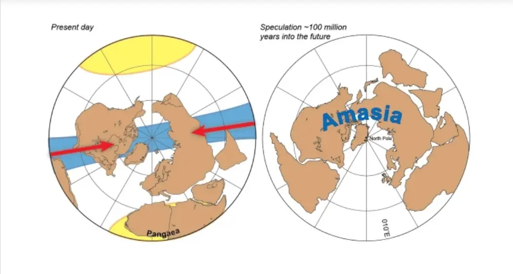 Futuro da Terra: como se poderá formar o supercontinente Amásia?