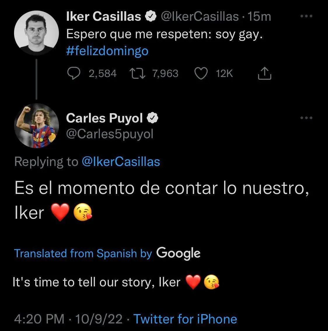 Falsa revelação de homossexualidade de Iker Casillas