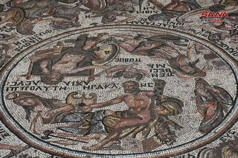 "Descoberta rara à escala global”: mosaico romano do século IV encontrado na Síria