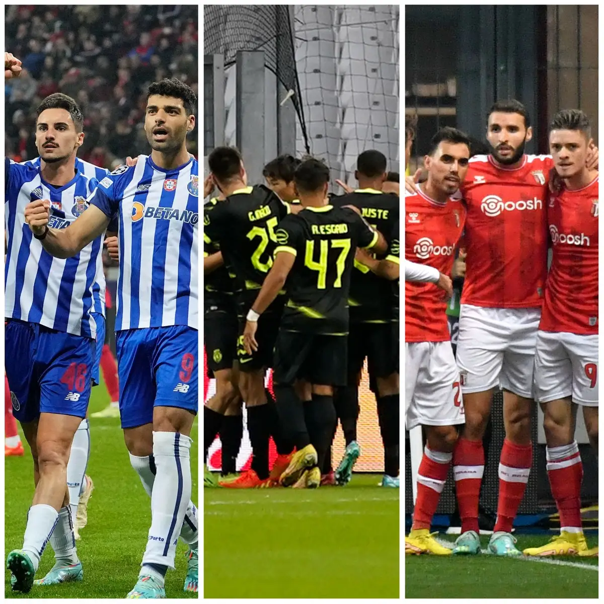 Liga 3 - Série da Zona Norte Os Primeiros Classificados da Série A, B ,C e  D do Campeonato de Portugal Sporting Clube Braga B Pevidém Sport Clube  Clube Desportivo Trofense Anadia