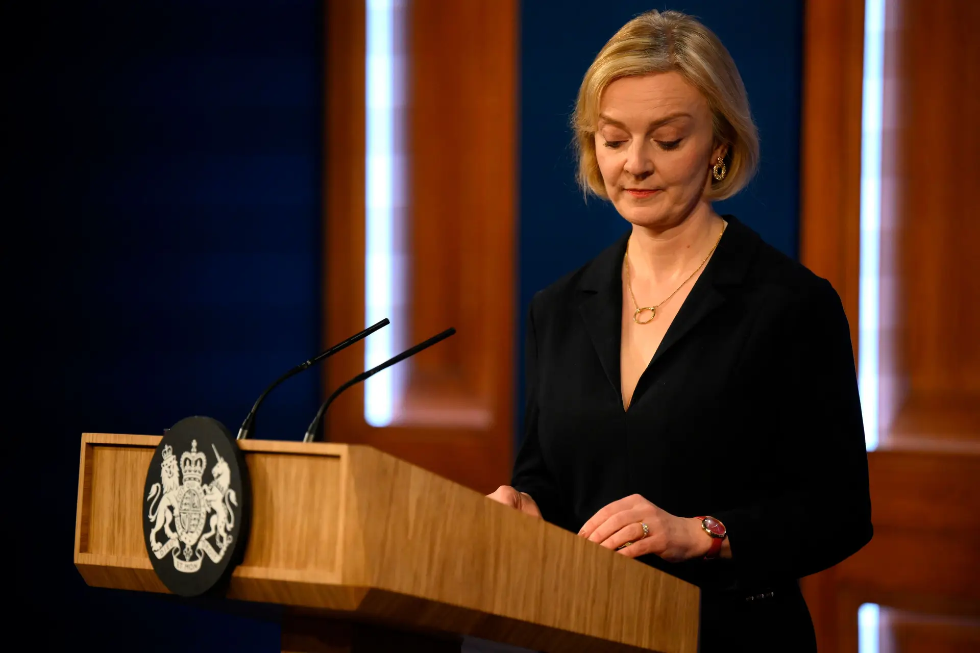 Primeira-ministra britânica, Liz Truss.