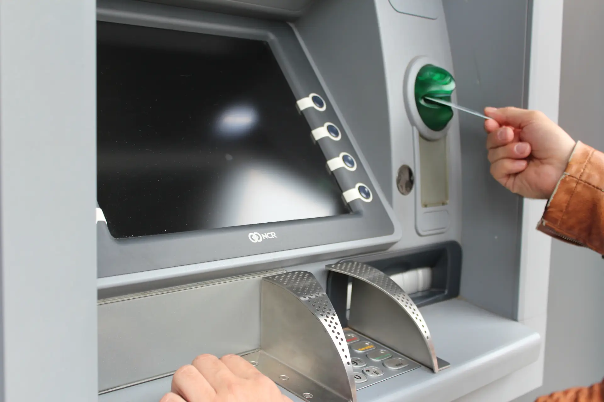 Terminal de multibanco.