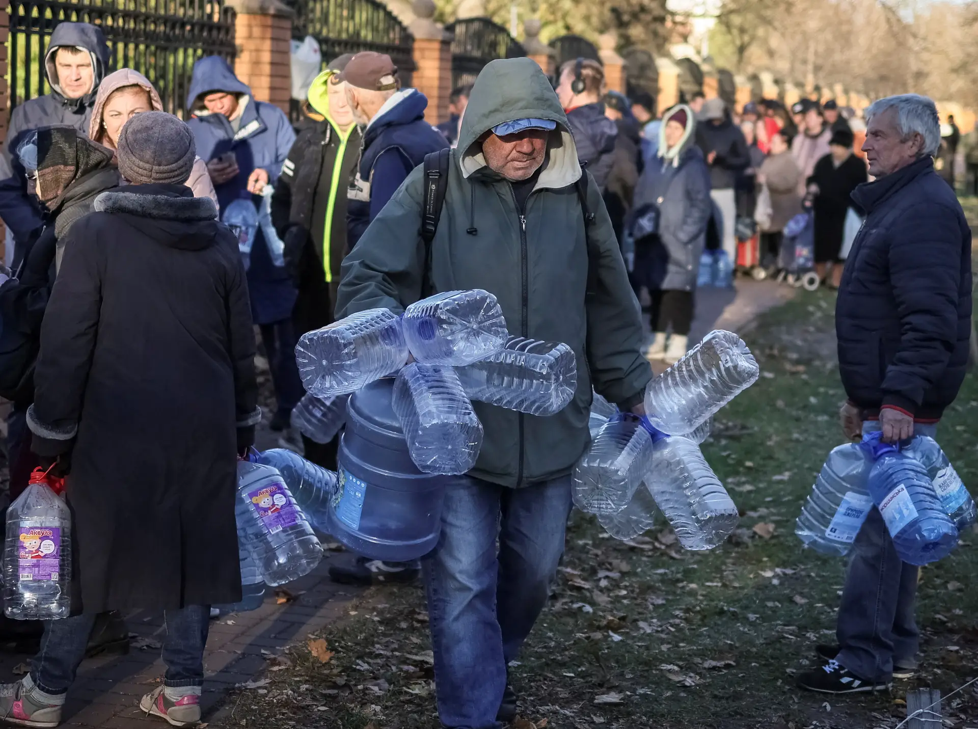 Kiev está a ficar sem água potável após ataques russos