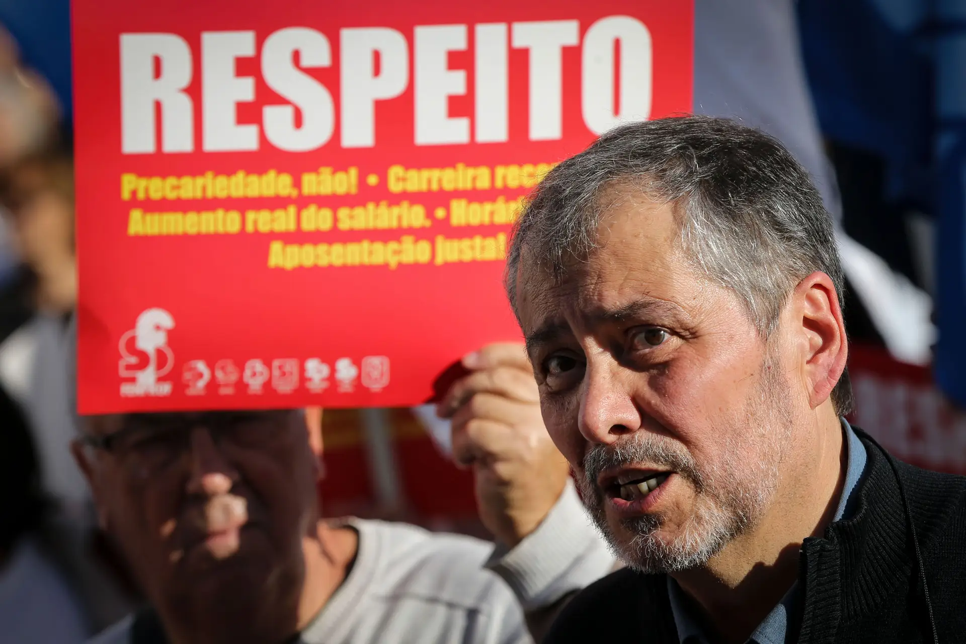 O líder da FENPROF, Mário Nogueira.