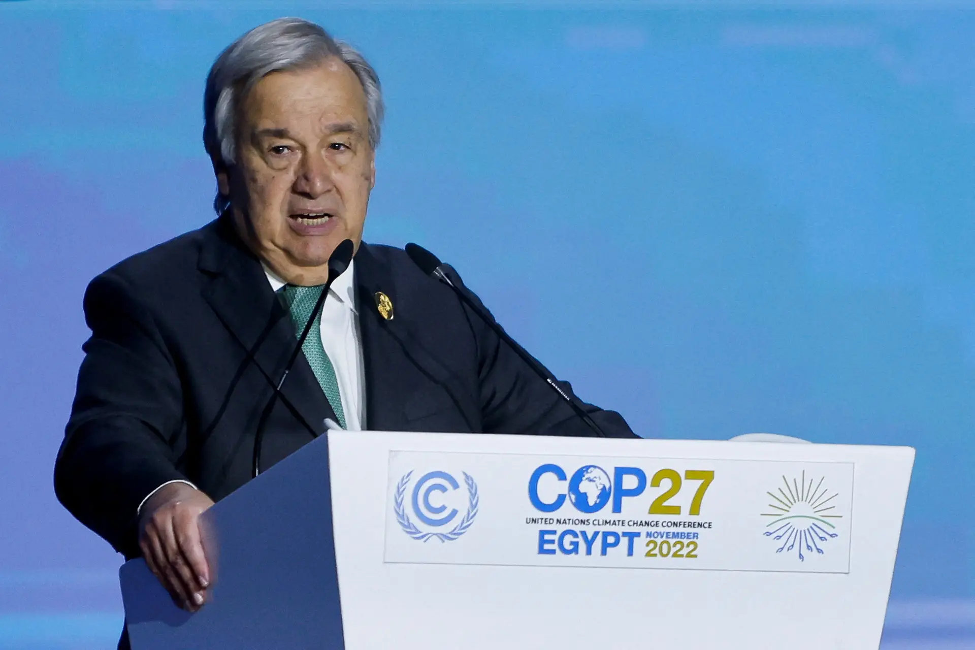 Guterres pede acordo "ambicioso e fiável" na COP27