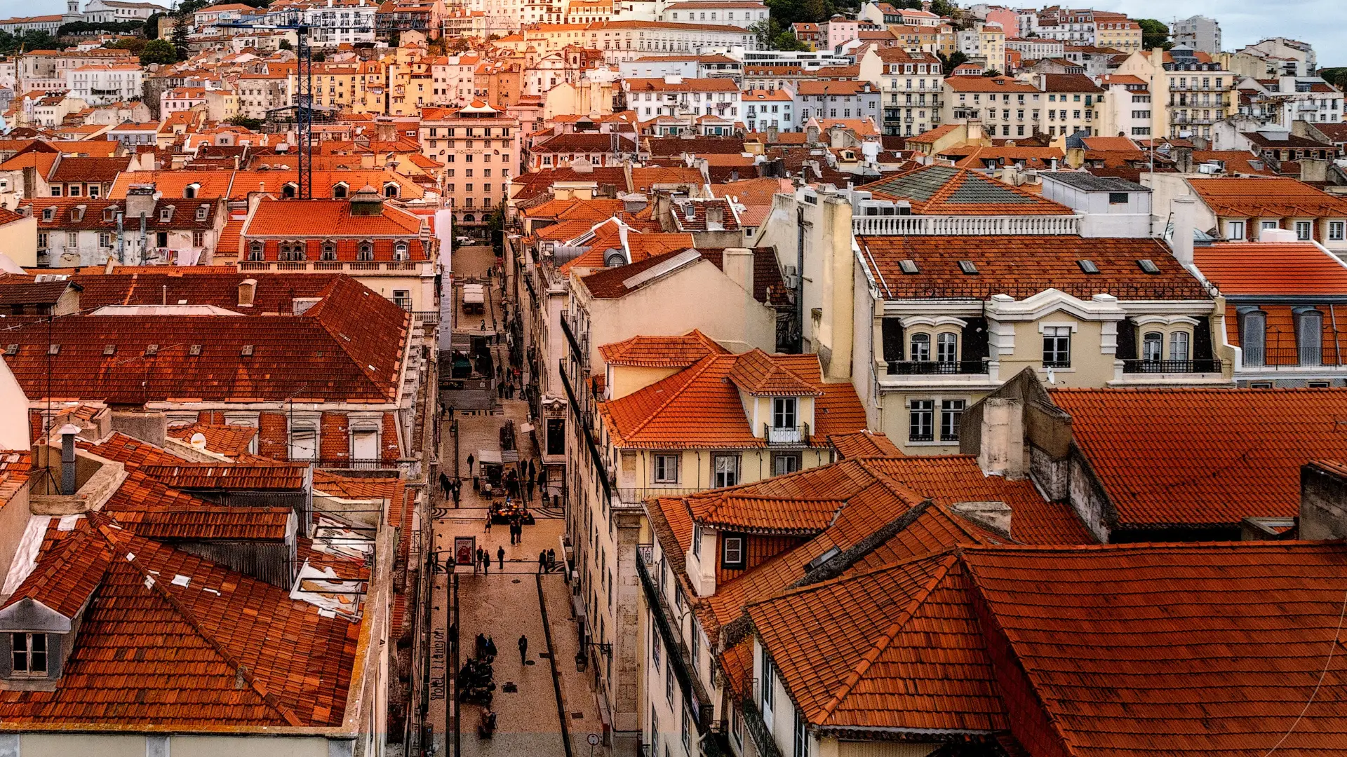 Baixa de Lisboa.