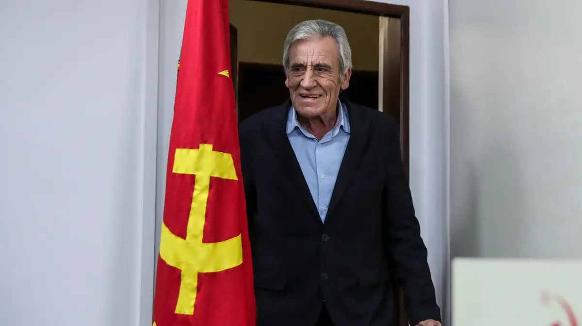 O secretário-geral cessante do Partido Comunista, Jerónimo de Sousa.