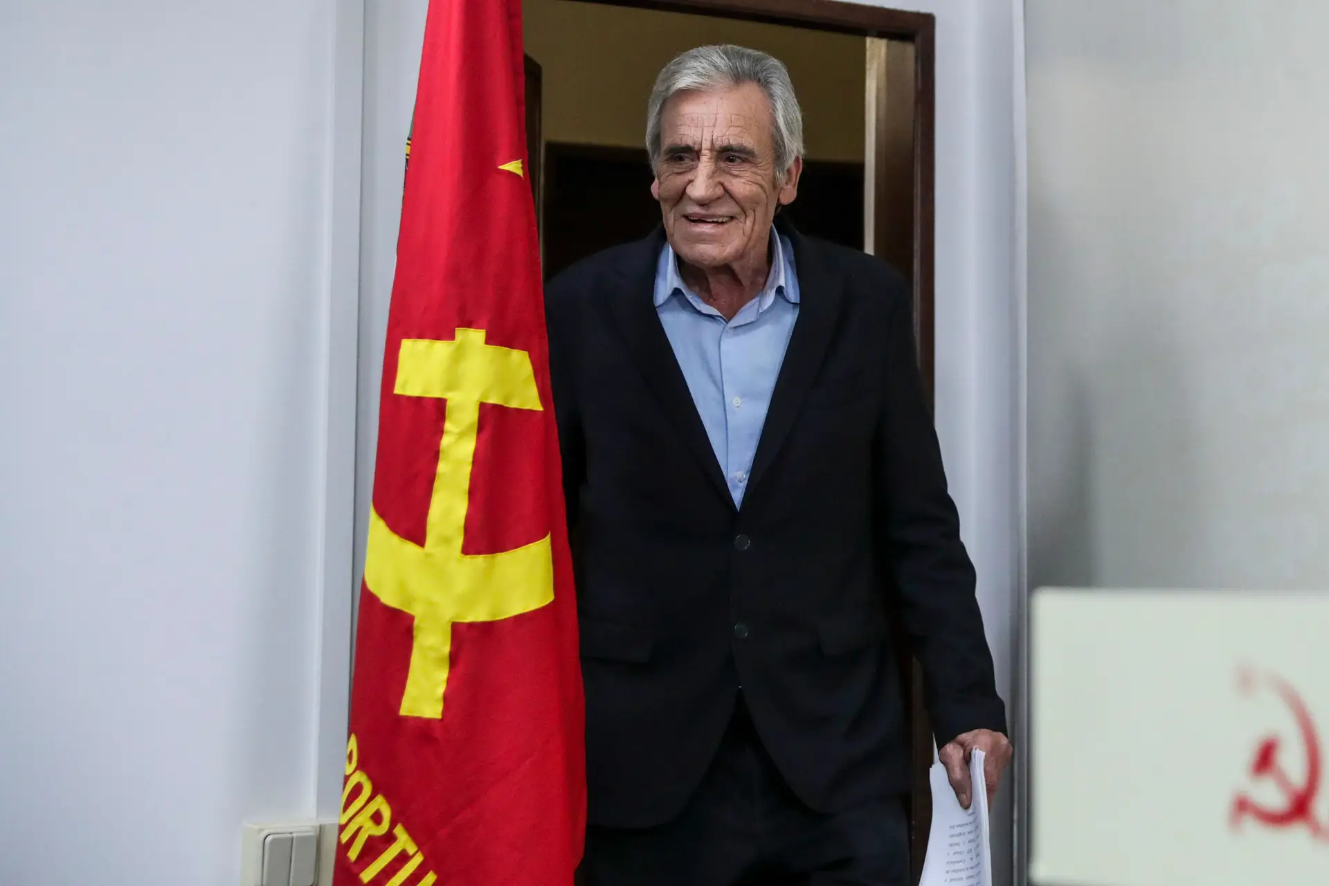 O secretário-geral cessante do Partido Comunista, Jerónimo de Sousa.