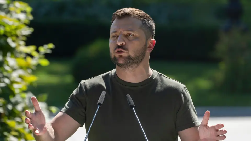 Presidente ucraniano, Volodymyr Zelensky.