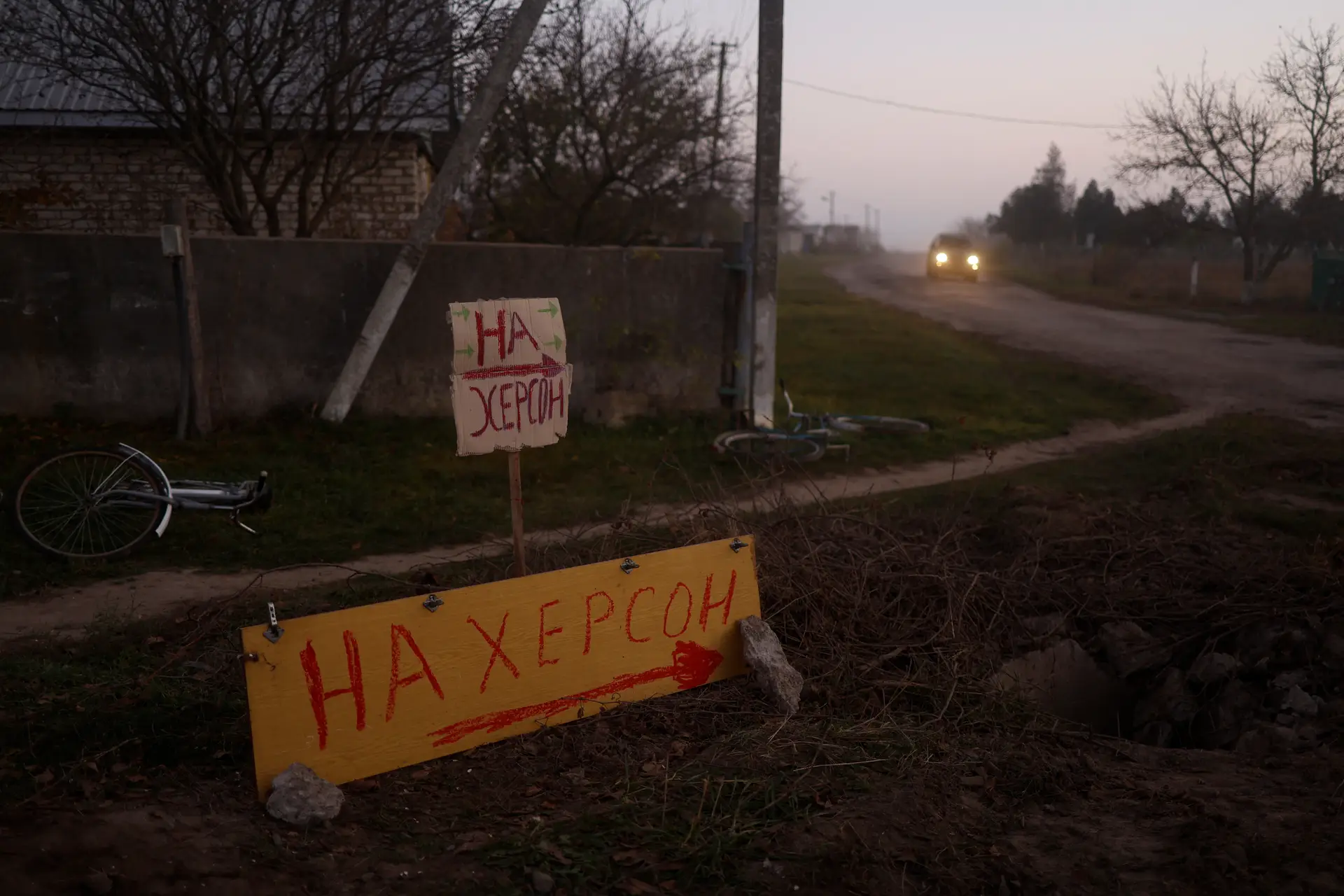 Forças ucranianas recuperam controlo de 60 localidades em Kherson