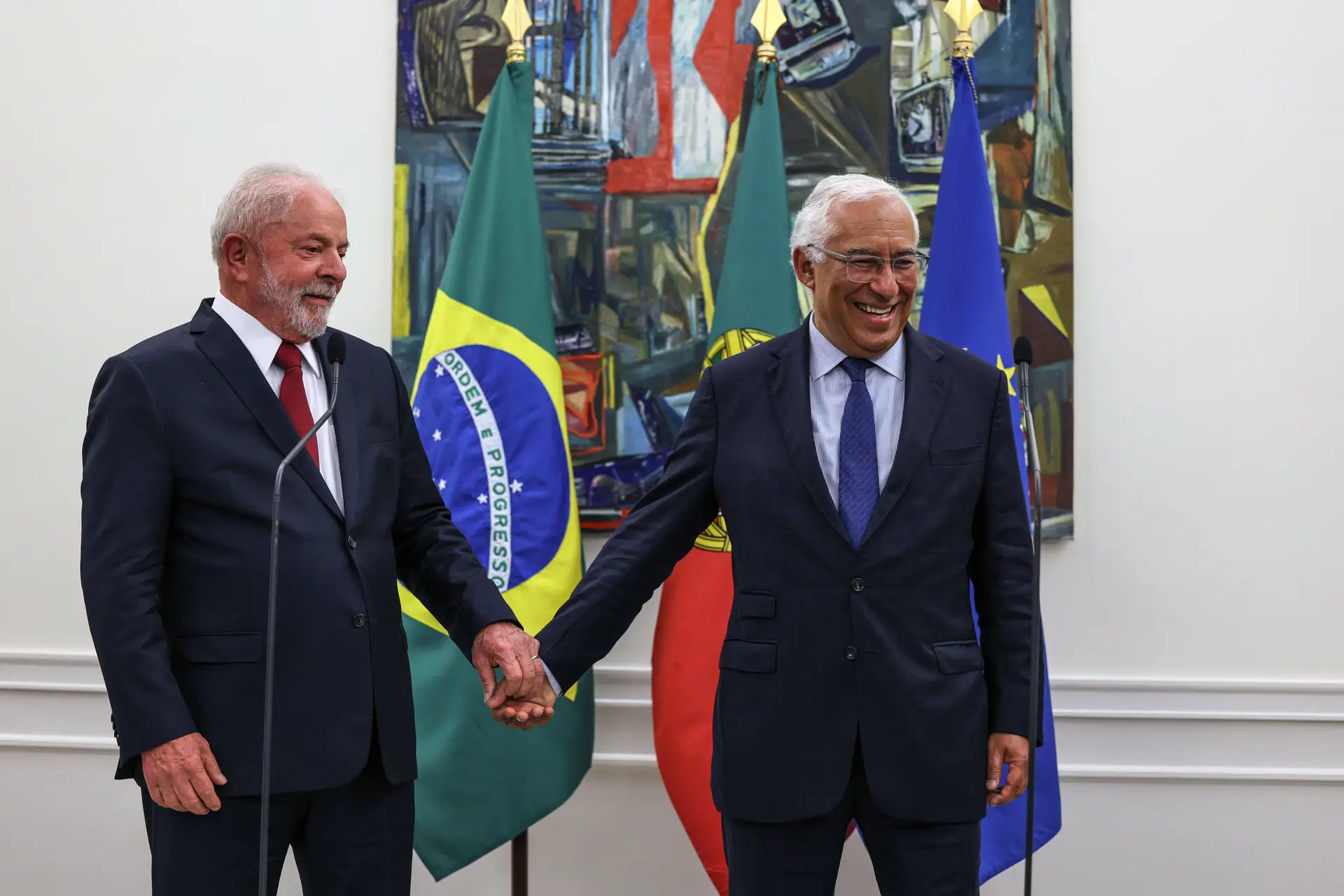 Portugal tinha muitas saudades do Brasil", diz Ant&oacute;nio Costa - SIC Not&iacute;cias