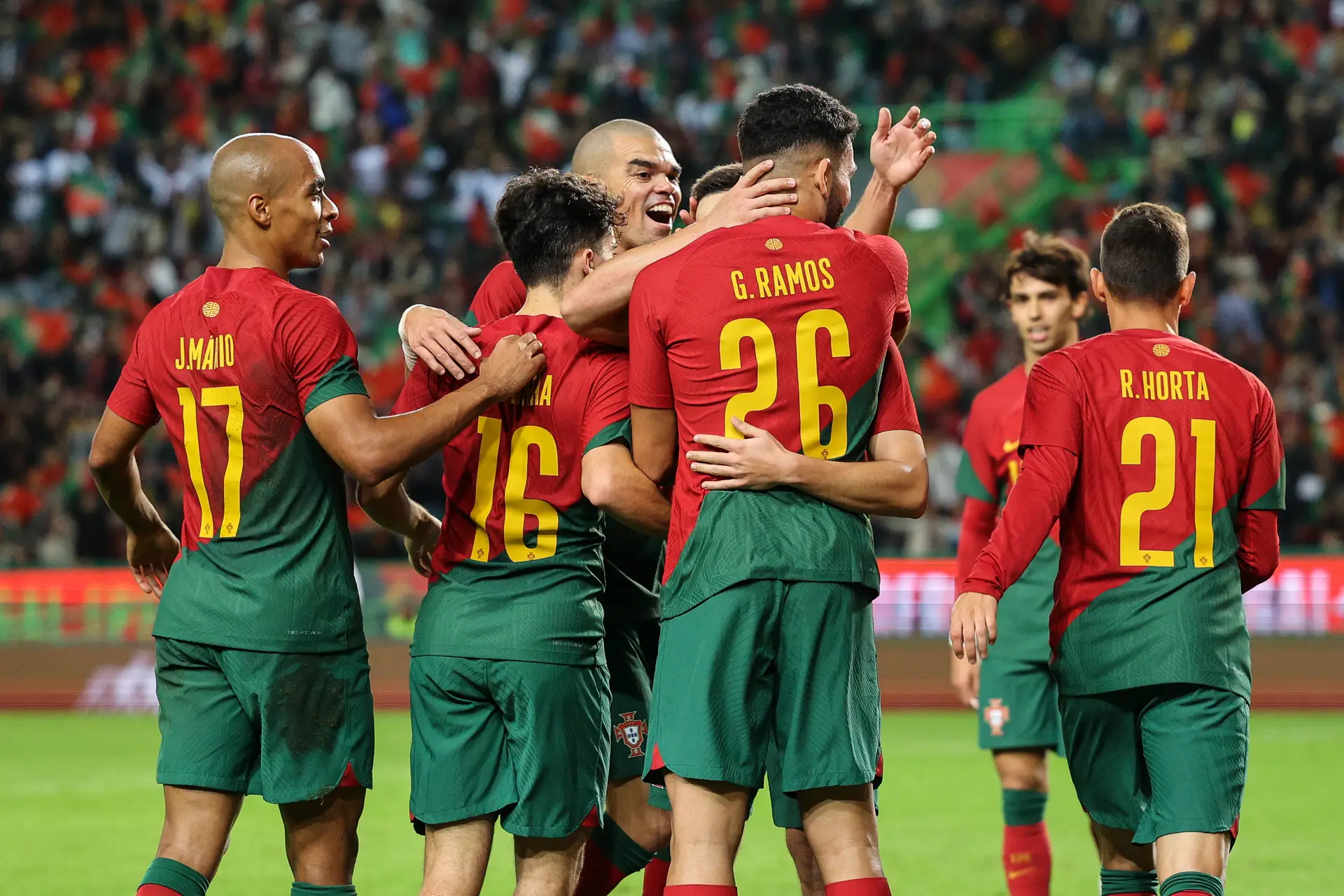 Portugal realiza primeiro treino no Qatar