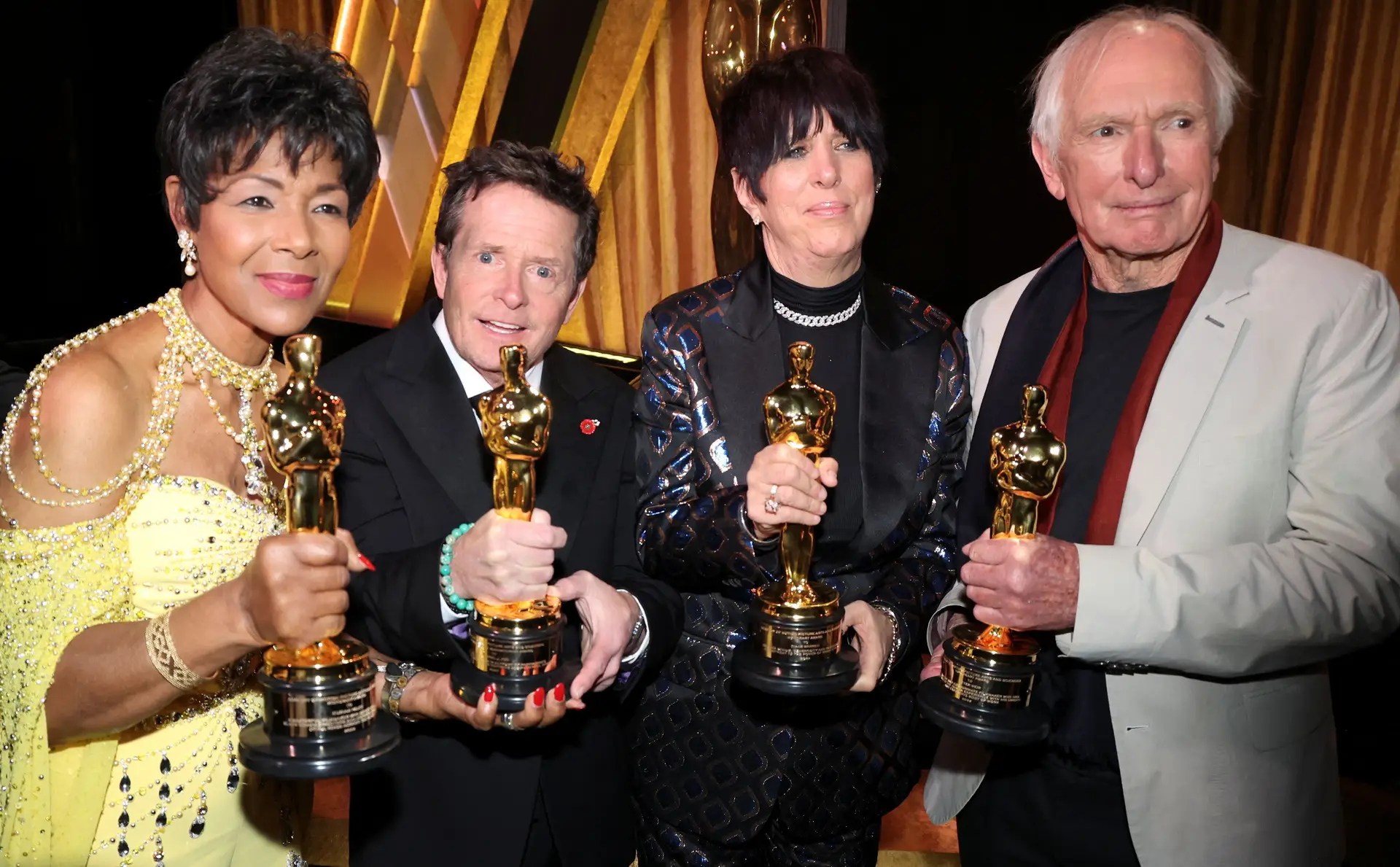 Michael J. Fox, Peter Weir, Euzhan Palcy e Diane Warren recebem Óscares