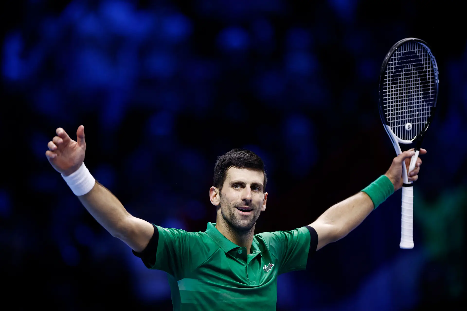 Djokovic vence Fritz e segue em busca do 6º título do ATP Finals