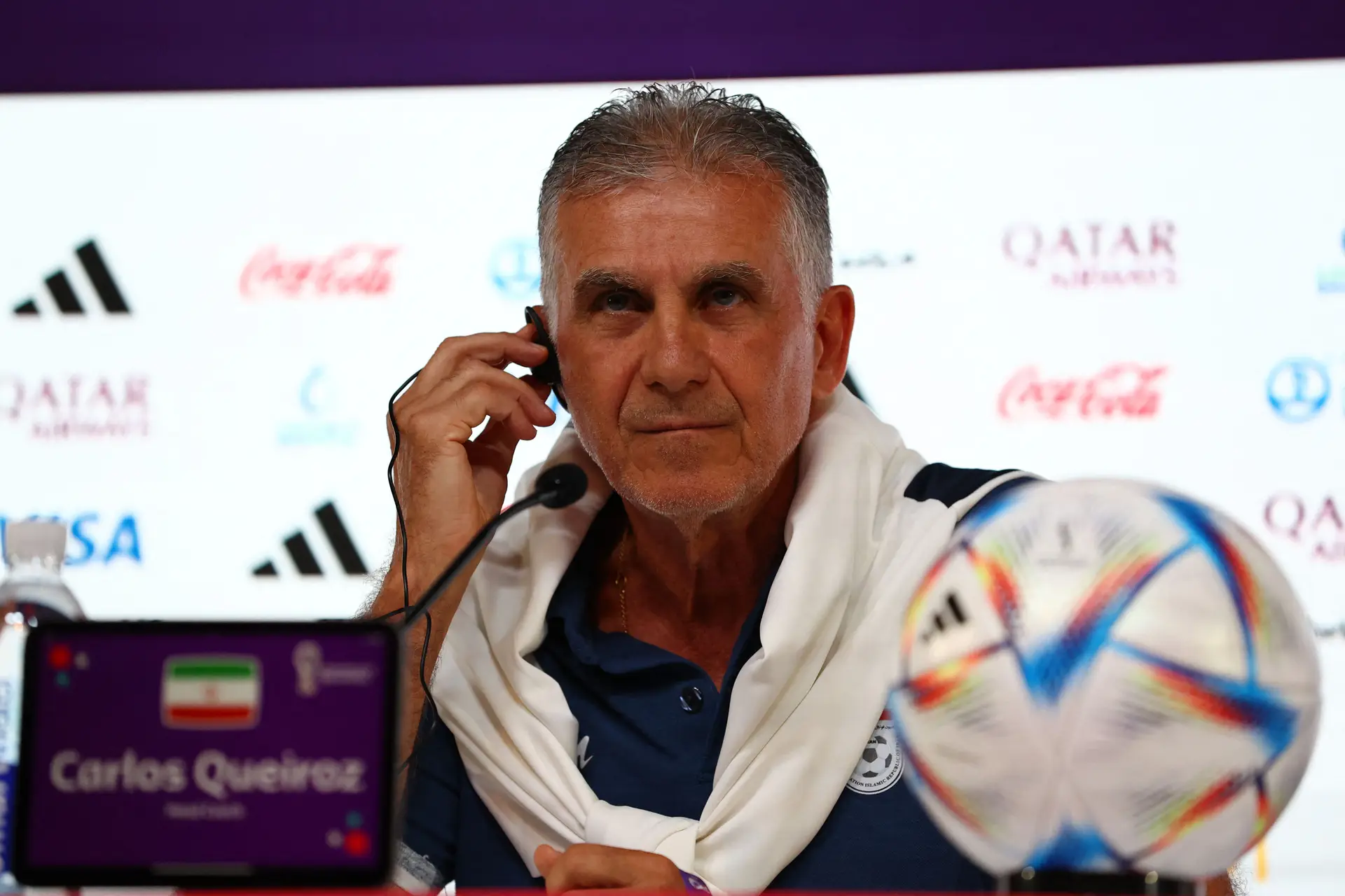 Mundial 2022: Carlos Queiroz fala em injustiça nas perguntas a jogadores do Irão