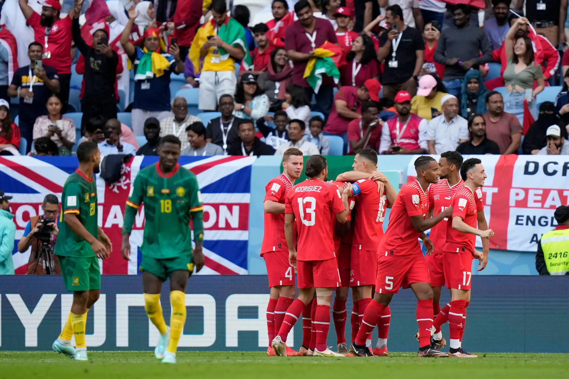 Mundial 2022: Suíça vence Camarões pela margem mínima