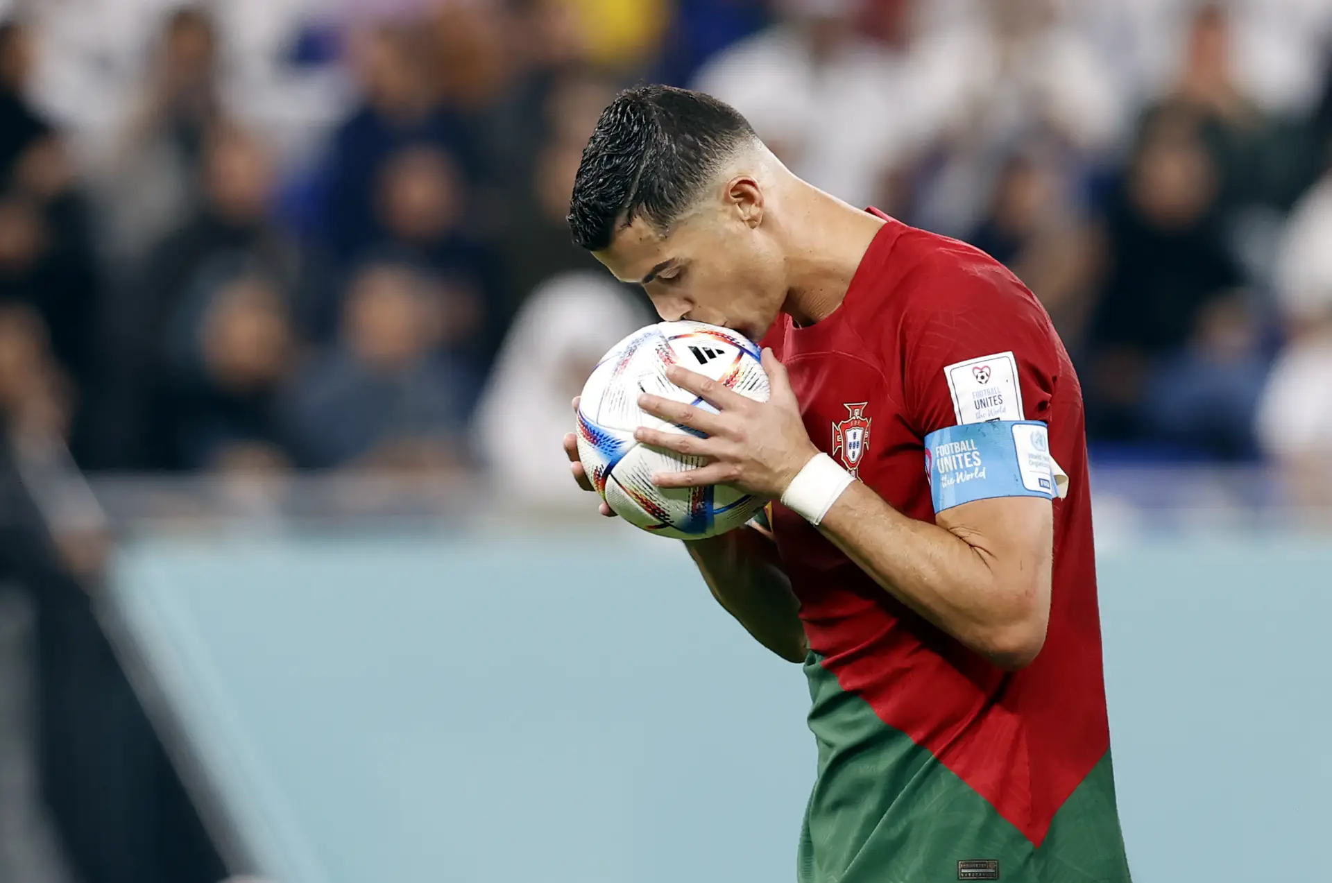Ronaldo marcou o 50.º golo de Portugal em Mundiais