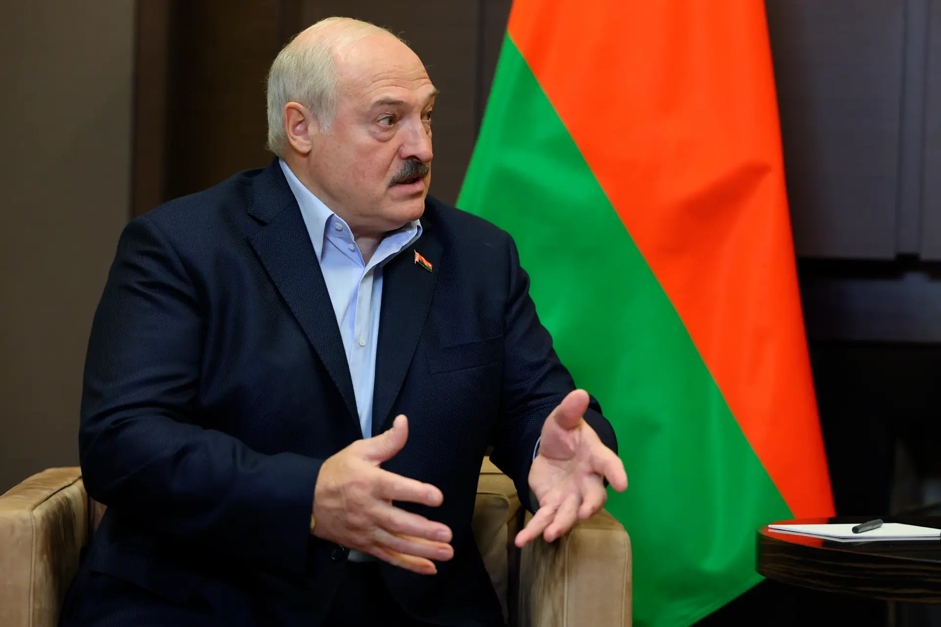 Presidente da Bielorrússia, Alexander Lukashenko.